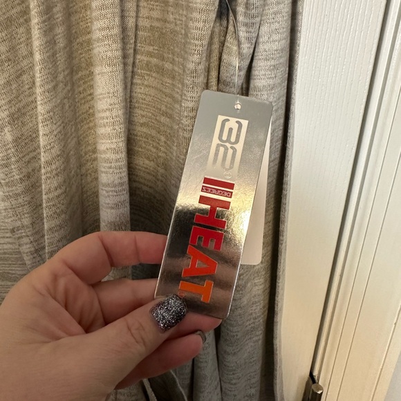 Women's 32 Degrees Beige Open Front Cardigan L/XL NWT - Picture 5 of 7